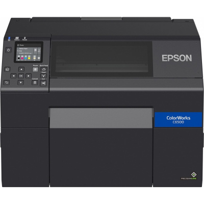 Epson ColorWorks C6500Ae C31CH77102, barevná tiskárna štítků, cutter, disp., USB, Ethernet, black