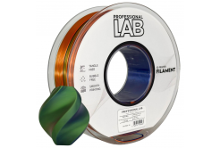 Professional Lab FG-P106-E1, 3D filament, PLA Tri Color, Orange Blue Green, 1kg, 1,75mm