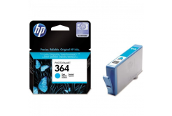 HP originální ink CB318EE, HP 364, cyan, blistr, 300str., HP Photosmart B8550, C5380, D5460
