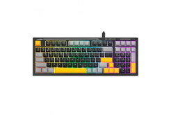 Marvo K638A, klávesnice US, herní, drátová (USB), černá, podsvícení
