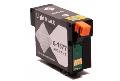 Epson T1577 světle černá (light black) kompatibilní cartridge