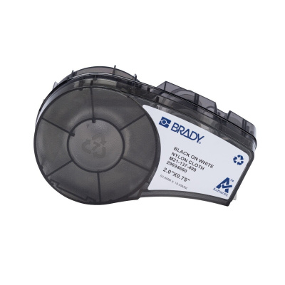 Brady M21-137-499 / 152094, 50.80 mm, Nylon, černý tisk / bílý podklad