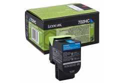 Lexmark 70C2HCE azurový (cyan) originální toner