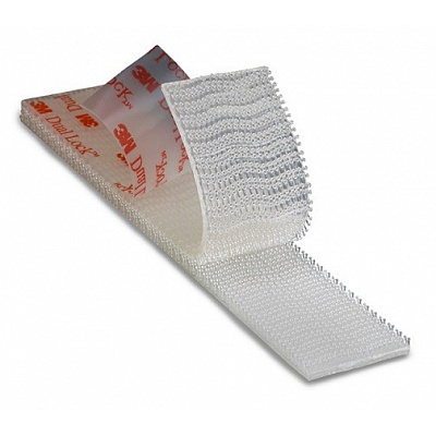 3M Dual-Lock™ SJ3560, transparentní  (38 hlaviček/cm2) 25 mm - metráž (1dm=10cm)