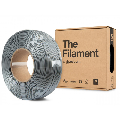 "The Filament" by Spectrum TF-24249, ReFill, PETG Lite, 1.75mm, SILVER, 1kg
