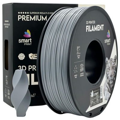 Smart Print FG-S10-E1, 3D filament, ABS+, Silver, 1kg, 1,75mm