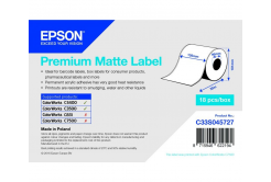 Epson C33S045727 Premium Matte, pro ColorWorks, 105mmx35m, bílé samolepicí etikety