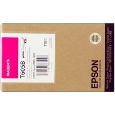 Epson T605B purpurová (magenta) originální cartridge