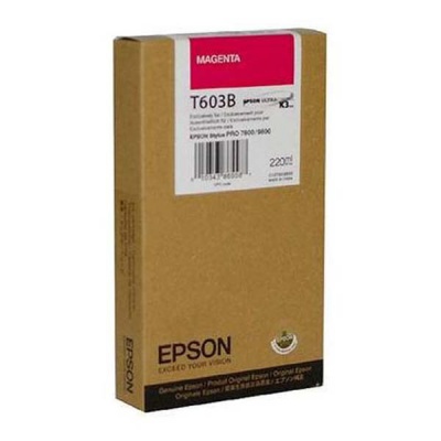 Epson T603B00 purpurová (magenta) originální cartridge