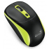 Myš bezdrátová, Genius NX-7123, černo-zelená, optická, 1200DPI