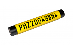 Partex PHZF20381BN4, plochá, žlutá, 25m, PHZ smršťovací bužírka certifikovaná
