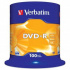 Verbatim 43549 DVD-R Matt Silver, 100-pack Spindle, 4.7GB, 16x, 12cm, bez možnosti potisku