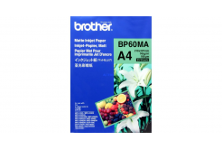 Brother Matte Inkjet Paper, foto papír, matný, bílý, A4, 145 g/m2, 25 ks, BP60MA, inkoustový