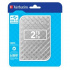 Verbatim 53198 Store N Go, externí pevný disk, 2.5", USB 3.0 (3.2 Gen 1), 2TB, stříbrný