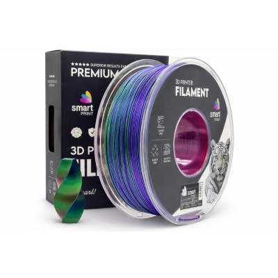 Smart Print FG-S112-E1, 3D filament, PLA Tri Color, Royal Blossom, 1kg, 1,75mm