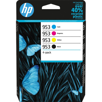 HP 953 6ZC69AE barevná (CMYK) sada originální cartridge