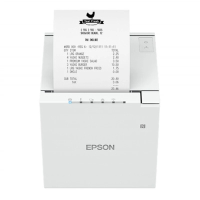 Epson TM-m30III C31CK50111 pokladní tiskárna, USB, USB-C, Ethernet, 8 dots/mm (203 dpi), cutter, white
