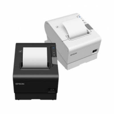 Epson TM-T88VI C31CE94102 pokladní tiskárna, USB + ether., buzzer, bílá, se zdrojem