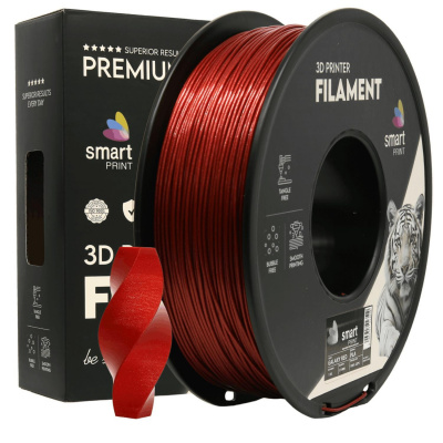 Smart Print FG-S180-E1, 3D filament, PLA, Galaxy Red, 1kg, 1,75mm