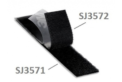 3M Hook & Loop™ SJ3572, černý, háčky 25 mm x 45,7 m