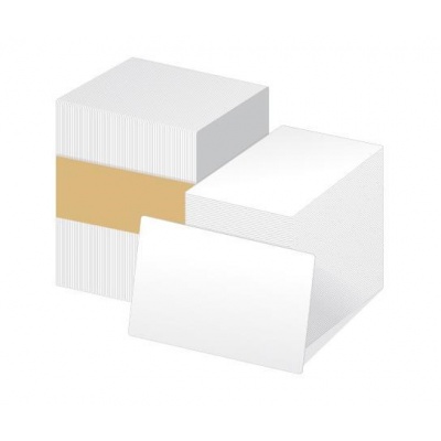 Zebra 104523-111 plastové karty pro ZXP/ZC, PVC 0,76 (30mil), 500ks, bílá barva