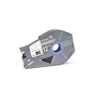 Partex PROMARK-PL120CN8, stříbrná samolepicí páska, 12mm, 27m