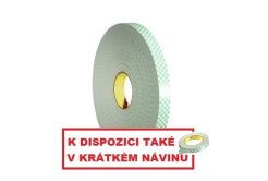 3M 4008 Pěnová oboustranně lepicí páska, bílá, tl. 3,2 mm 12 mm x 33 m