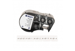 Brady M4-130-499 / 170802, 20.96 mm, Nylon, černý tisk / bílý podklad