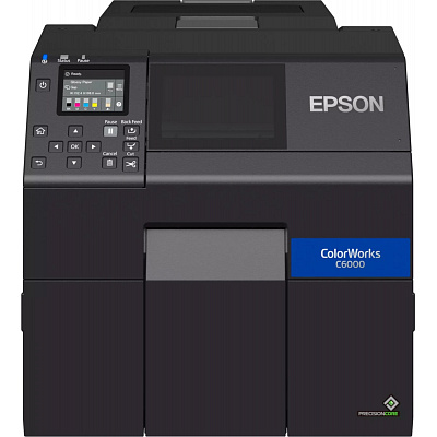 Epson ColorWorks C6000 (Ae) C31CH76102BK barevná tiskárna štítků, cutter, Ethernet, USB, black