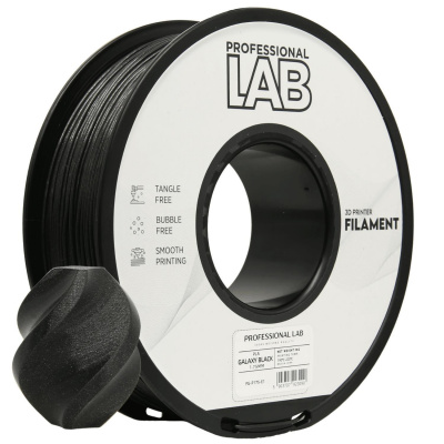 Professional Lab FG-P175-E1, 3D filament, PLA, Galaxy Black, 1kg, 1,75mm