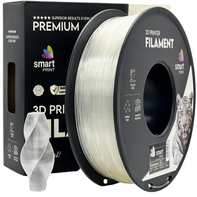 Smart Print FG-S68-E1, 3D filament, PLA, Transparent, 1kg, 1,75mm