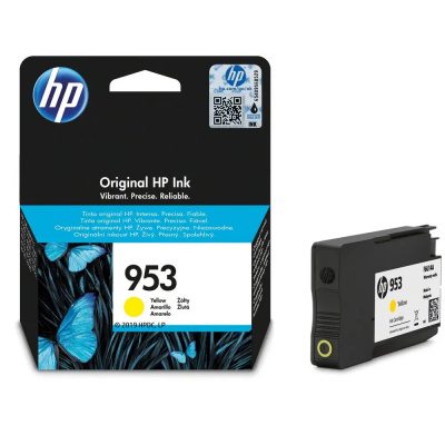 HP č.953 F6U14AE žlutá (yellow) originální cartridge