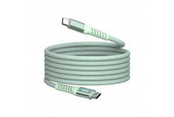 VERBATIM Kabel USB-C Sync & Charge, 60W, Magnetický, 120cm, zelená