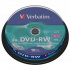 Verbatim 43552 DVD-RW Matt Silver, 10-pack Spindle, 4.7GB, 4x, 12cm, bez možnosti potisku