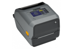 Zebra ZD621t, 12 dots/mm (300 dpi), disp. (colour), RTC, USB, USB Host, RS232, BT, Ethernet, Wi-Fi, kit (USB), grey