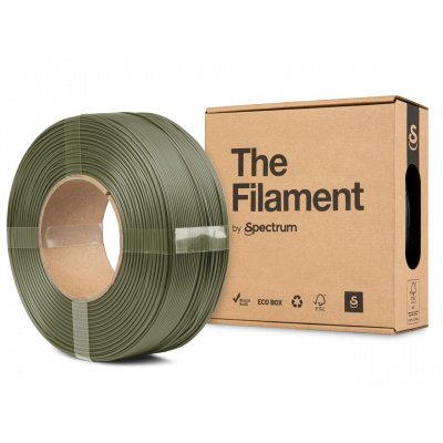 "The Filament" by Spectrum TF-24159, ReFill, PLA Matte, 1.75mm, CAMO GREEN, 1kg