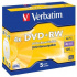 Verbatim 43229 DVD+RW Matt Silver, 5-pack Jewel box, 4.7GB, 4x, 12cm, bez možnosti potisku