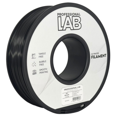 Professional Lab FG-P1-E1, 3D filament, ABS+, Black, 1kg, 1,75mm