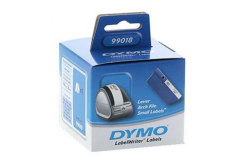 Dymo 99018, S0722470, 38mm x 190mm, bílé papírové štítky na úzké pořadače