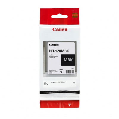 Canon PFI120MBK 2884C001 matná černá (matte black) originální inkoustová cartridge