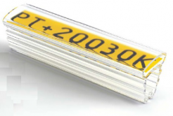 Partex PT+10030K návlečka 30mm, 500ks, (1,3 3,0 mm), PT průsvitné pouzdro na štítky