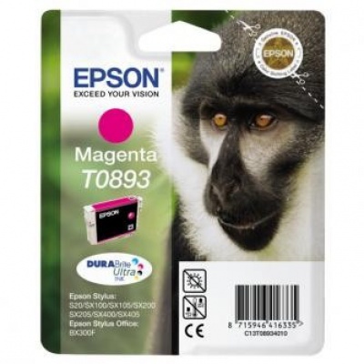 Epson T08934011 purpurová (magenta) originální cartridge