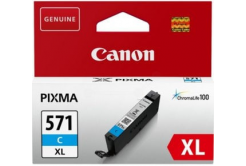 Canon CLI-571CXL 0332C001 azurová (cyan) originální cartridge
