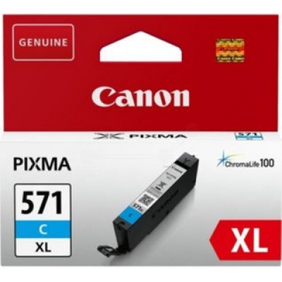 Canon CLI-571CXL 0332C001 azurová (cyan) originální cartridge