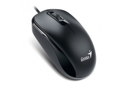 Myš drátová, Genius DX-110, černá, optická, 1200DPI, USB-C