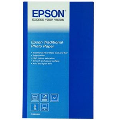 Epson S045052 Traditional Photo Paper, foto papír, saténový, bílý, A2, 330 g/m2, 25 ks, S045052