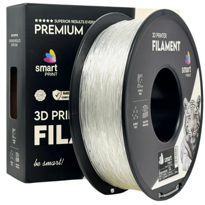 Smart Print FG-S126-E1, 3D filament, TPU, Transparent, 1kg, 1,75mm