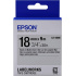 Epson LabelWorks LK-5SBE C53S655013 18mm x 9m, černý tisk / matně stříbrný podklad, matná, originální páska