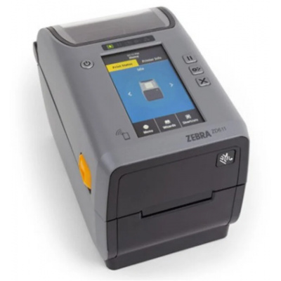 Zebra ZD611 ZD6A122-T2EB02EZ TT, 8 dots/mm (203 dpi), tiskárna štítků, EPLII, ZPLII, USB, BT, Ethernet, Wi-Fi, řezačka, black (nástupce GC420t)