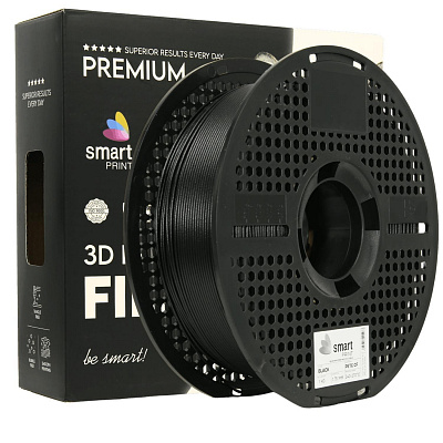 Smart Print FG-S208-E1, 3D filament, PETG + CF, 1,75mm, 1000g, Černý (Black)